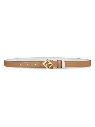 Fendi Monogram Reversible Waist Belt In Miecwhrice