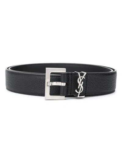 Saint Laurent Ysl Cintura Milo In Black