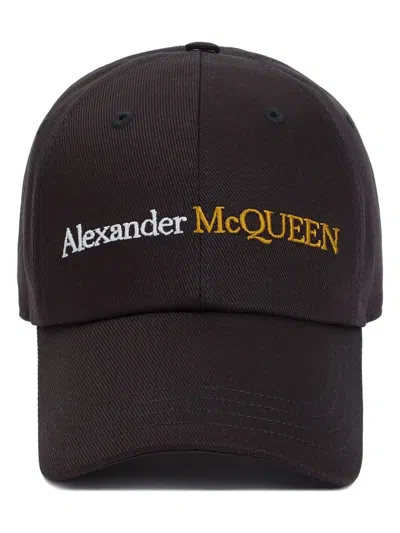 Alexander Mcqueen Men Hats In Black