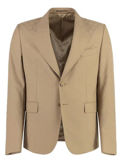 Gucci Blazer In Camel