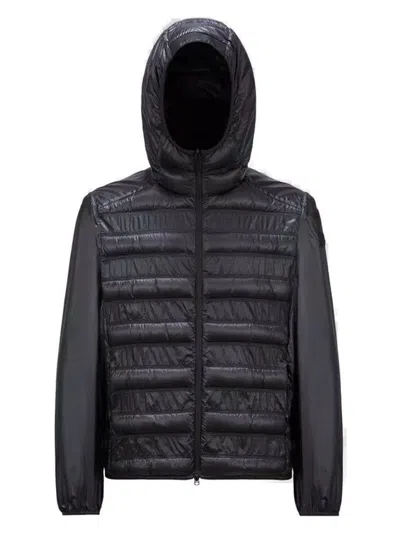 Moncler Luseney Hooded Shell Jacket In Black