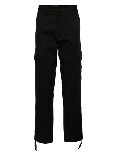 Moncler Embossed Logo Ski Pants In Black