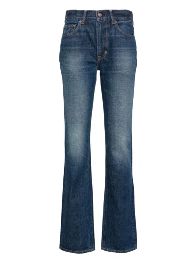 Tom Ford Straight Leg Denim Jeans In Blue
