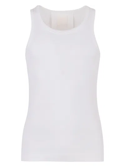 Givenchy White Cotton Blend T-shirts And Polos In White