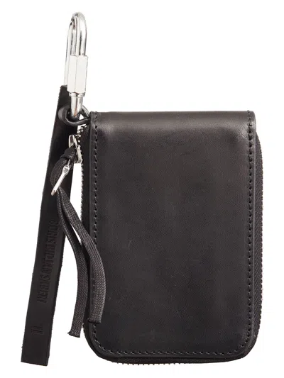 Boris Bidjan Saberi Men's Neck Wallet In Black