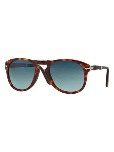 Persol Men's  Folding Po0714 24/s3 Sunglasses In Havana