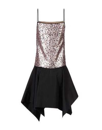 Shop Vionnet Knee-length Dress In Black