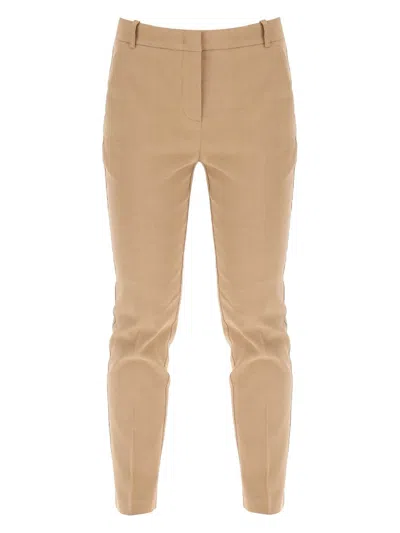 Pinko Bello Cigarette Pants In Camel