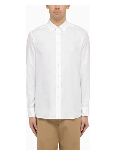 Etro Men's Cotton Button-down Shirt In White