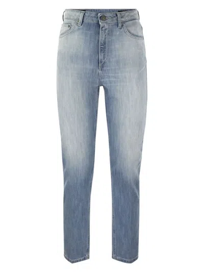 Dondup Cindy - Regular Stretch Denim Jeans In Light Denim