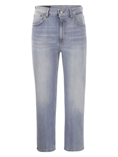 Dondup Tami Jeans Cinque Tasche A Gamba Larga In Light Denim