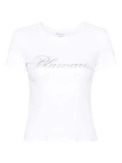 Blumarine T-shirt E Polo Optical Withe In White