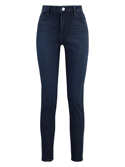 Frame Le High Skinny Jean In Majesty In Blue