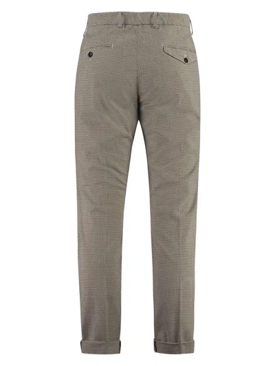 Dondup Men's Joe Prince-of-wales Checked Trousers In Beige