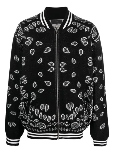 Alanui Bomber Sweater In Black