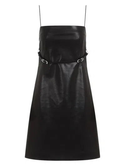 Givenchy Short Denim Voyou Dress For Men In Black