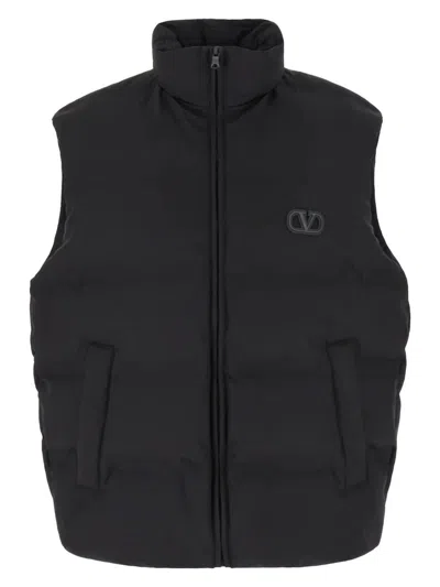 Valentino Vlogo Vest In Nero