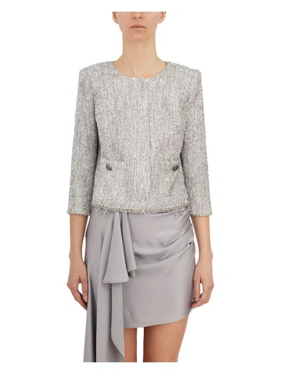 Elisabetta Franchi Jacket In Silver