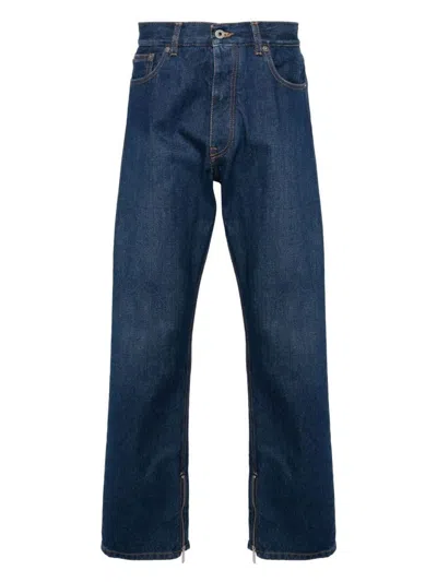 Off-white Men's Skate Jeans In Mediumblue