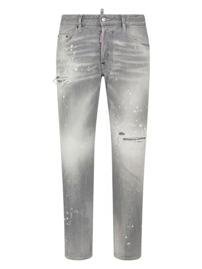 Shop Dsquared2 Men's Pants 5 Pockets Skater In Light Grey