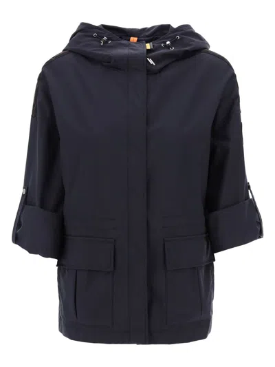 Parajumpers Midi Parka With Hood Hailee In Blue