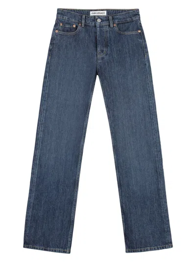 Our Legacy 5-pocket Straight-leg Jeans In Blue