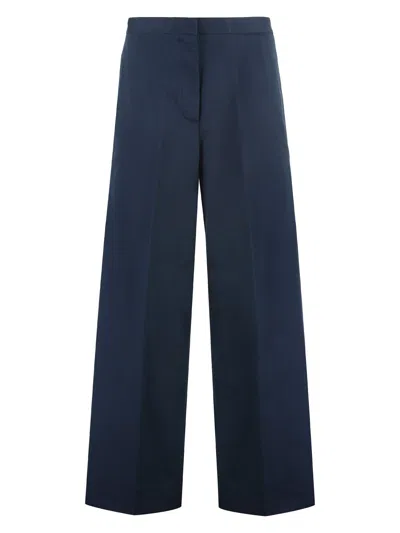 Fabiana Filippi Women's High-waist Wide-leg Trousers In Blue
