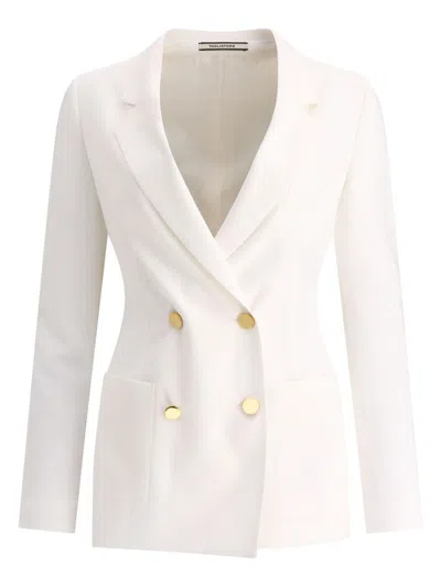 Tagliatore Nayade Double-breasted Blazer In White