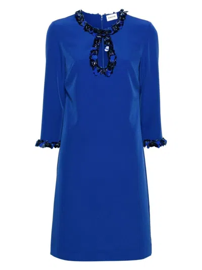 P.a.r.o.s.h Puppy Sequin-embellished Shift Dress In 083