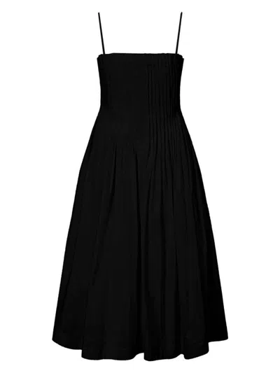 Staud Women's Midi Bella Dress In Black