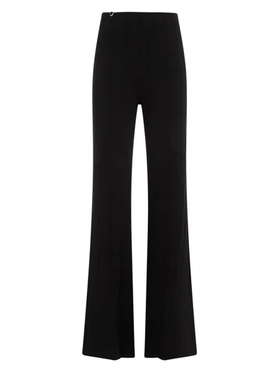 Jacquemus Black Les Sculptures 'le Pantalon Apollo' Trousers In Black