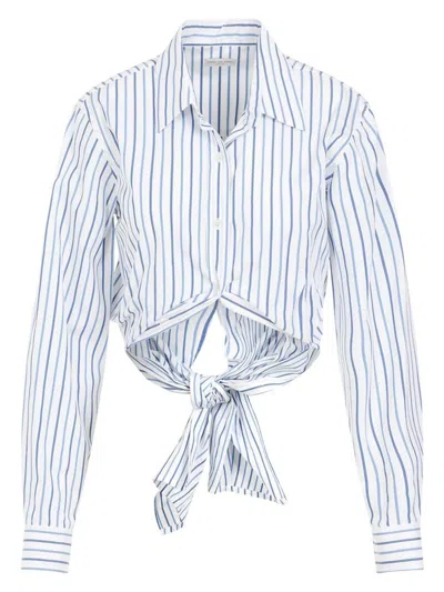 Dries Van Noten Light Blue Cotton Calbero Shirt In Blue