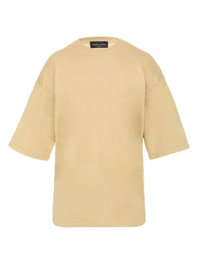 Roberto Collina Linen Jumper In Beige