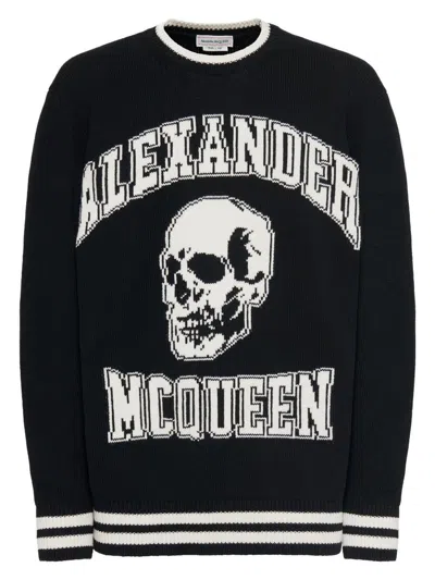 Alexander Mcqueen Alexander Mc Queen Skull Sweater In Black