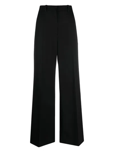 Lanvin Wide-leg Tailored Trousers In Black