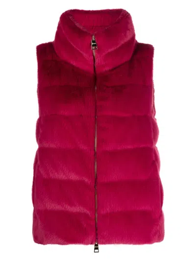 Herno Women Down Waistcoat In Pink