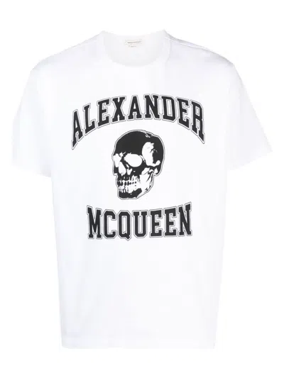 Alexander Mcqueen Alexander Mc Queen Skull T Shirt In White