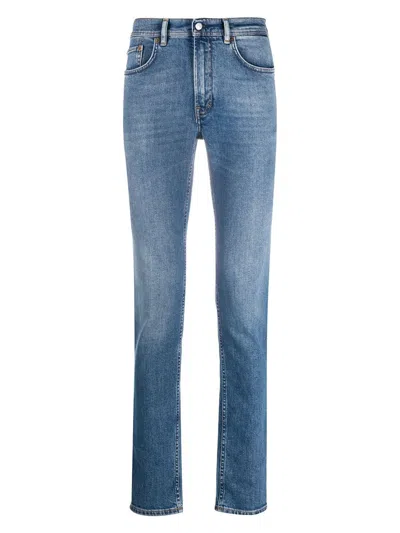 Acne Studios Men Organic Cotton Skinny Jeans In Blue