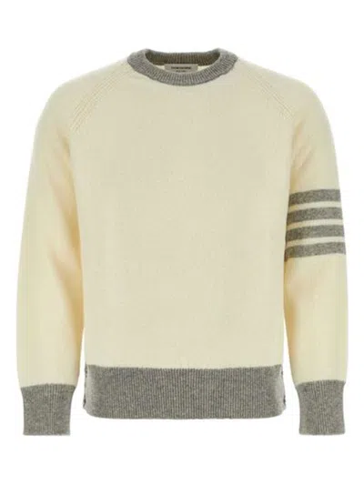 Thom Browne Cashmere Sweater In White