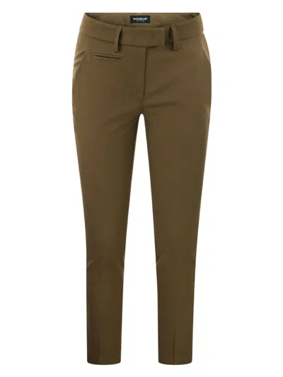 Dondup Women's Perfect - Slim Fit Stretch Trousers In Green