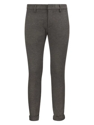 Dondup Men's Gaubert - Slim-fit Jersey Trousers In Grey