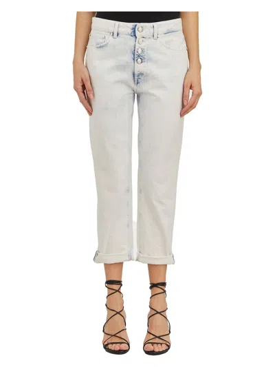 Dondup Jeans In Denim Mod.koons Gioiello In Light Blue