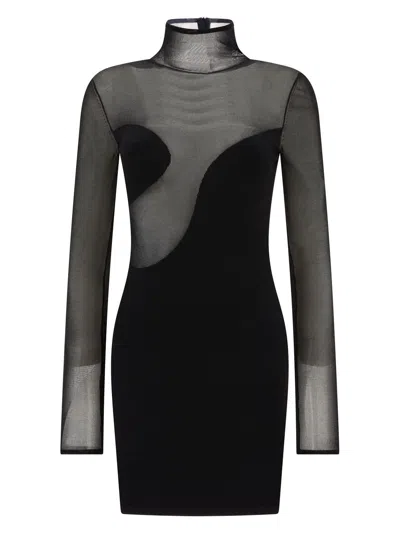 Nensi Dojaka Mini Dress In Black