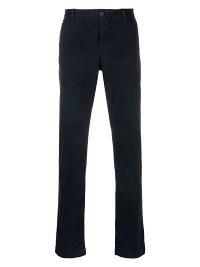 Jacob Cohen Straight-leg Chino Trousers In Blue