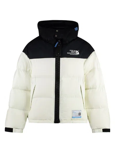 Miharayasuhiro Maison Mihara Yasuhiro Hooded Techno Fabric Down Jacket In White