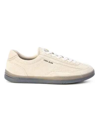 Stone Island Rock Sneakers In White