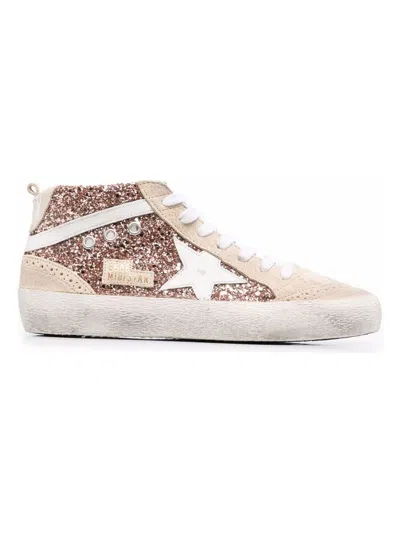 Golden Goose Mid Star Classic Sneakers In Pink