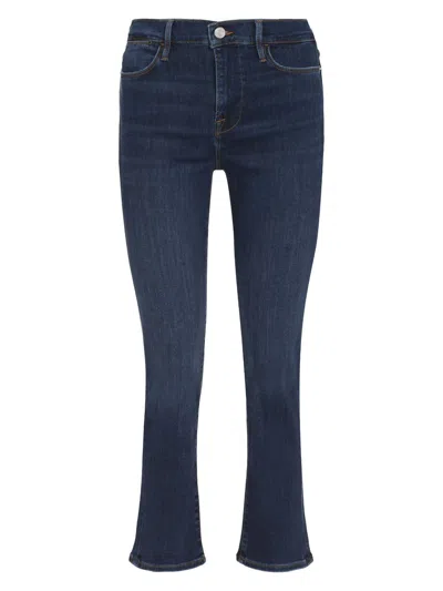 Frame 5-pocket Straight-leg Jeans In Denim