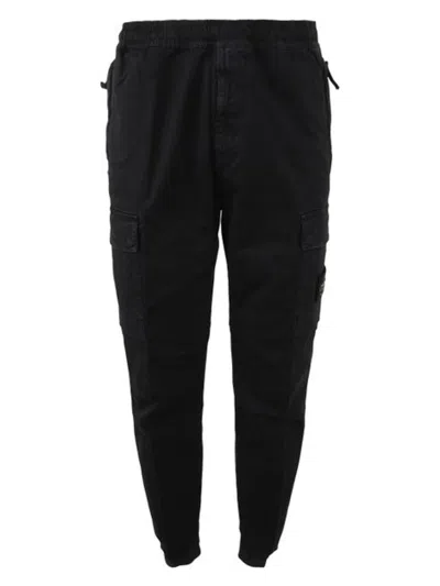 Stone Island Logo Patch Track Pants In A0129