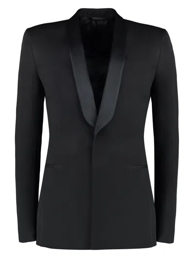 Givenchy Single-breasted One Button Jacket In Black